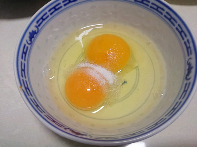 青菜鸡蛋煮豆丝步骤4