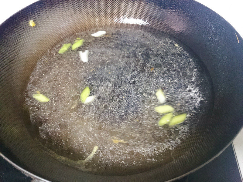 青菜鸡蛋煮豆丝步骤9