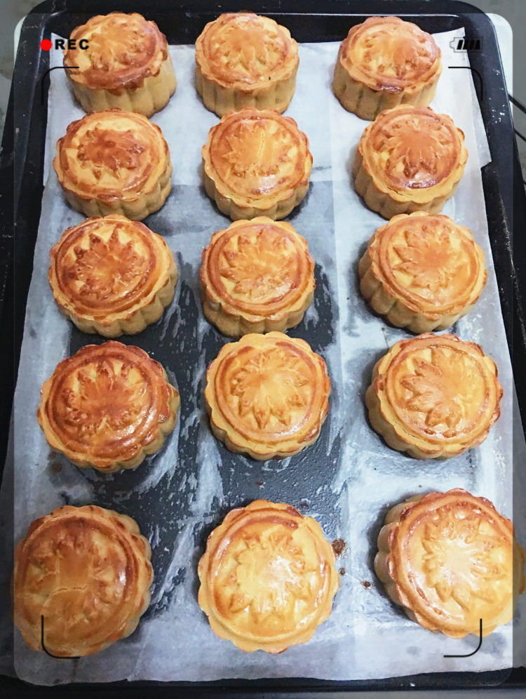 五仁玫瑰月饼步骤18