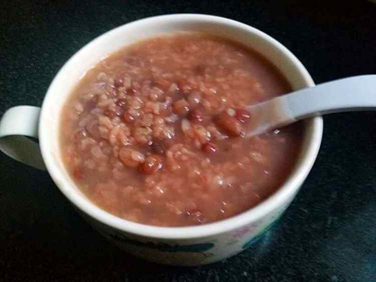 红豆花生粥步骤7