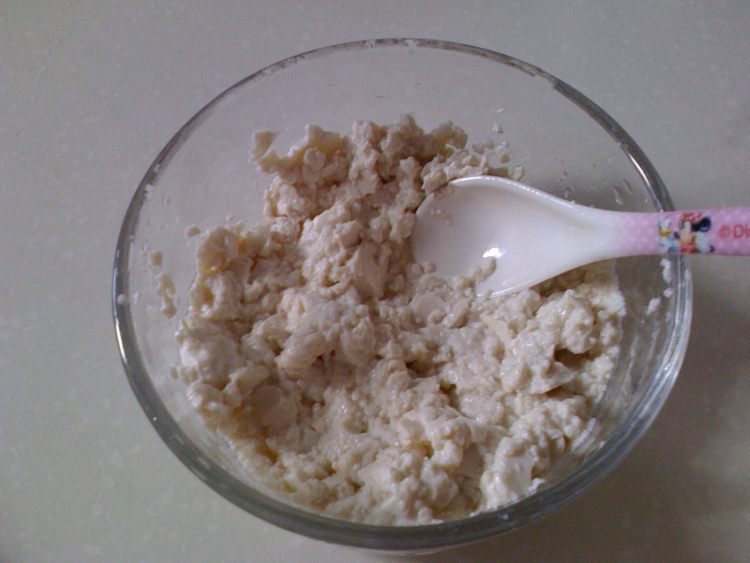 豆腐蒸肉步骤2