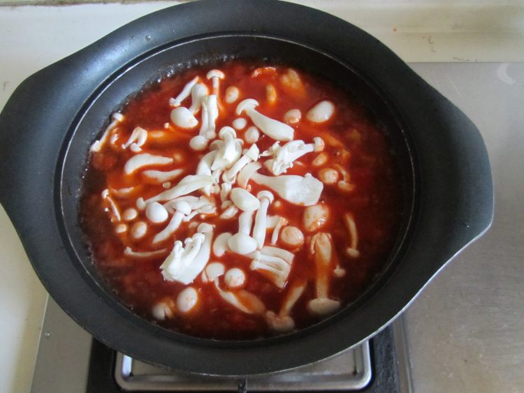 猪肝番茄汤步骤7