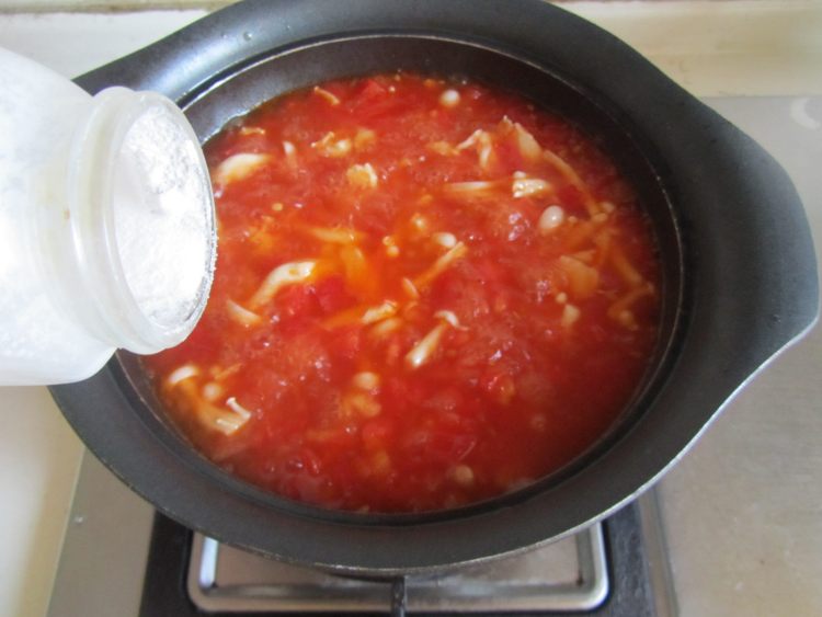 猪肝番茄汤步骤8