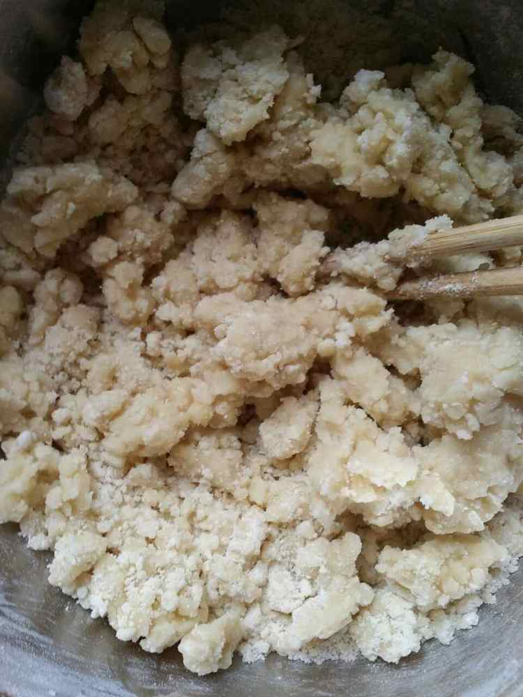 红豆花生玫瑰酥饼步骤3