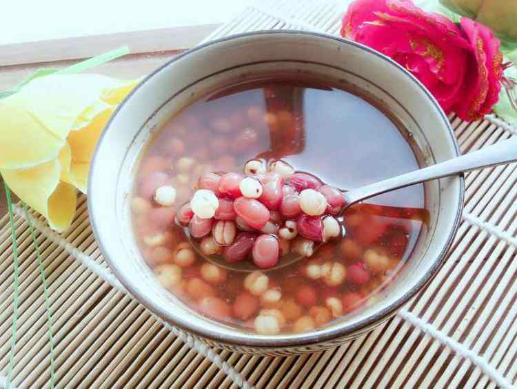 红豆薏米甜汤#多效护步骤7
