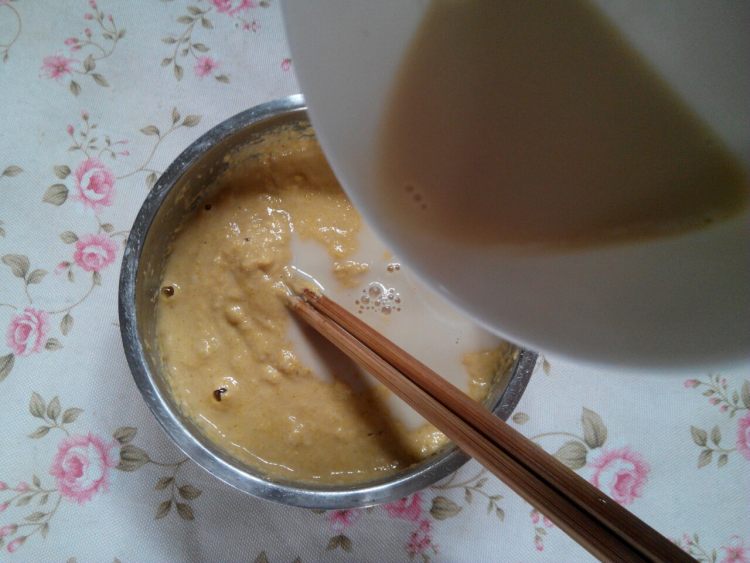 红糖玉米面发糕#多效步骤6