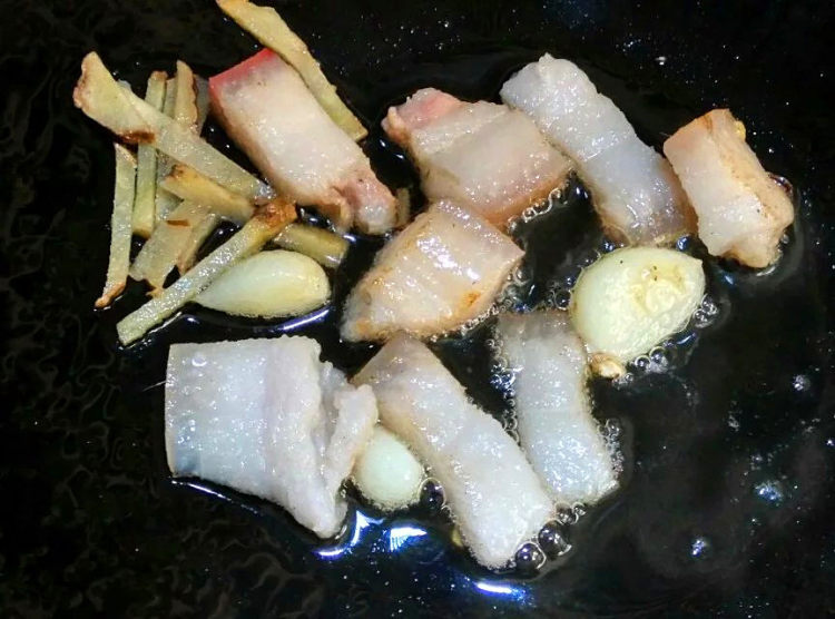猪肝瘦肉炒浦瓜#多效步骤2