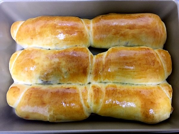 酸奶豆沙面包步骤12