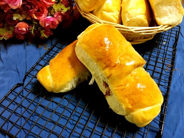 酸奶豆沙面包步骤13