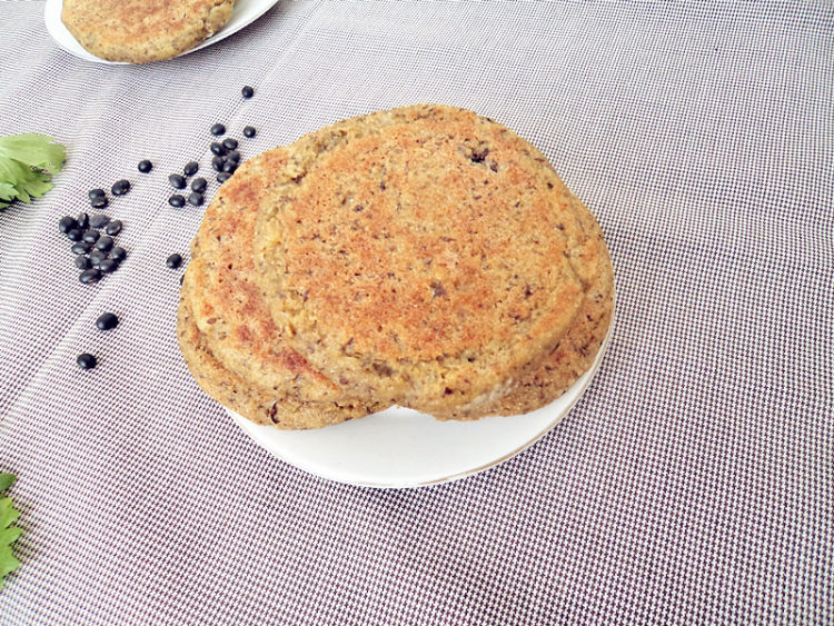 黑豆渣玉米面饼步骤6