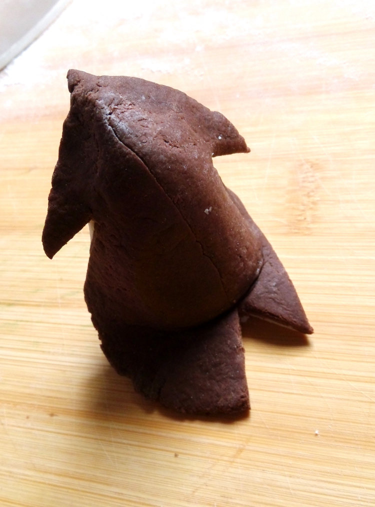 双色豆沙馅企鹅甜饺步骤10