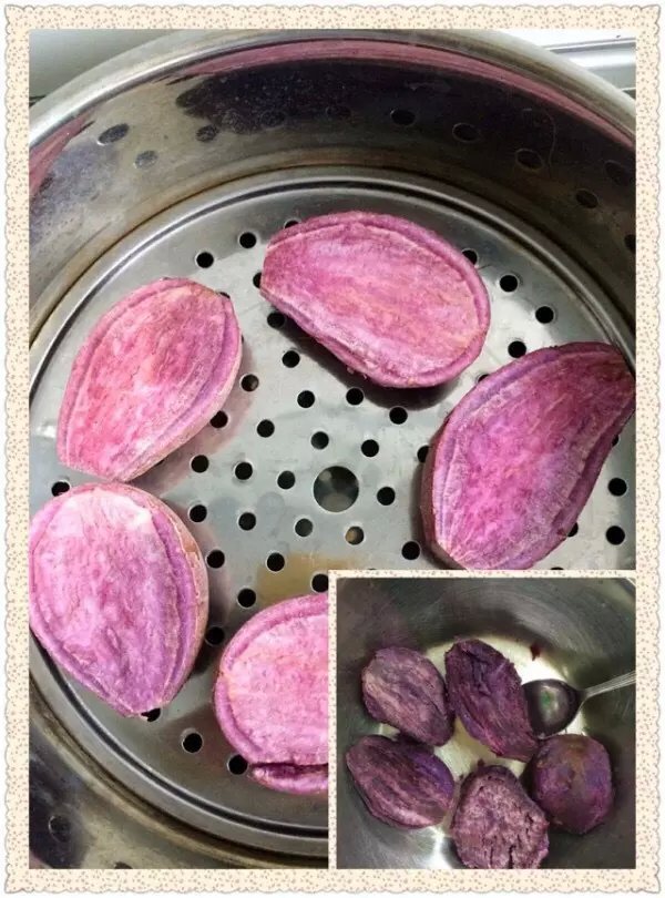 红枣紫薯发糕步骤2