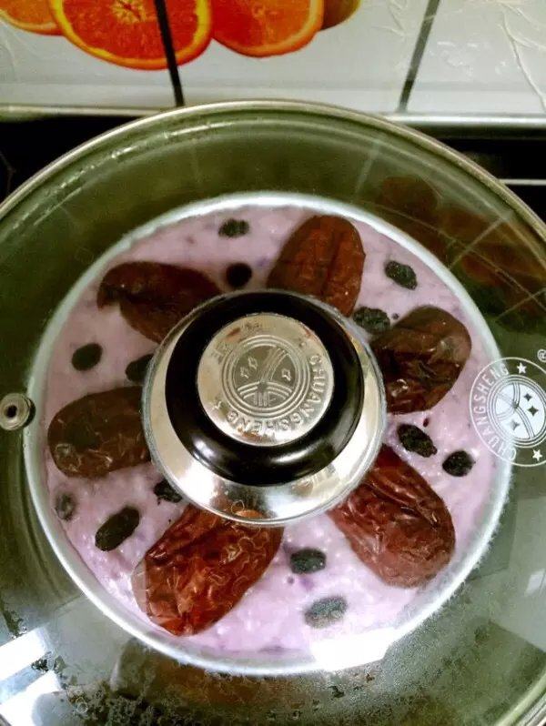 红枣紫薯发糕步骤11