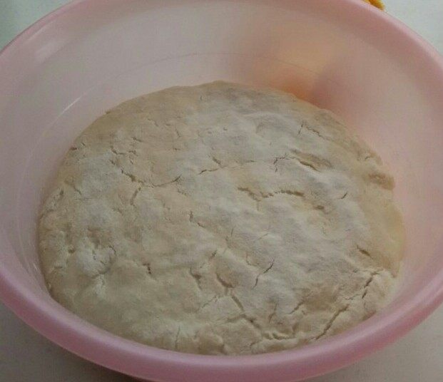 寿桃豆沙包步骤1