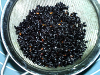 金桂黑米粥步骤3