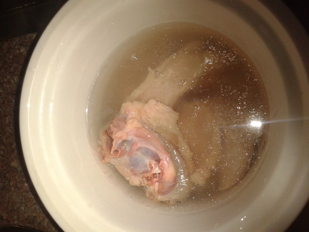 鱿鱼干炖鸭肉步骤2