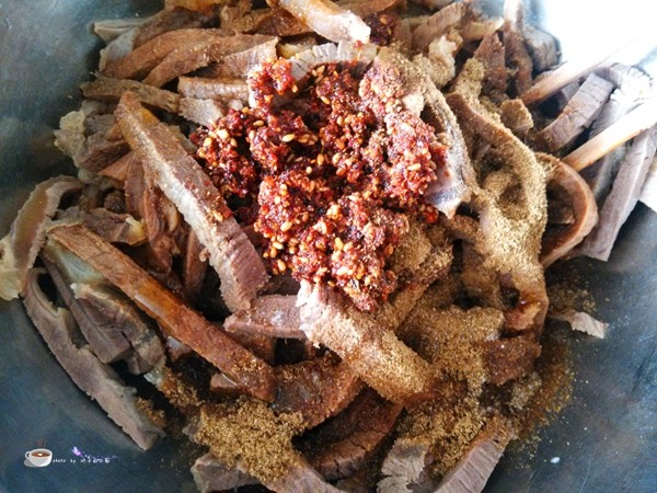 面包机版麻辣牛肉干步骤6