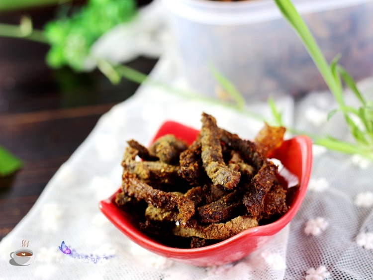 面包机版麻辣牛肉干步骤9