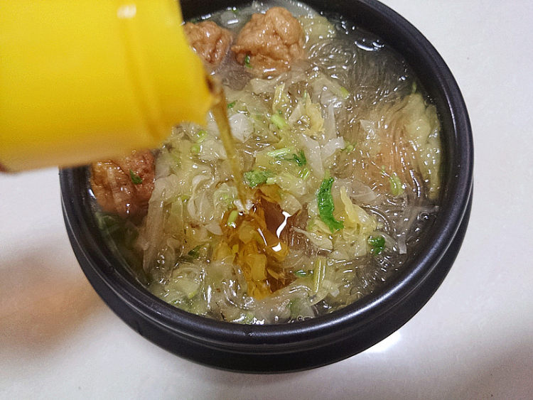 泡菜苕粉肉丸汤步骤8