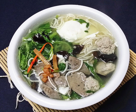 肉圆猪肝青菜小煮面步骤15