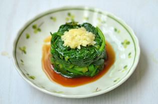 蒜蓉菠菜塔步骤9