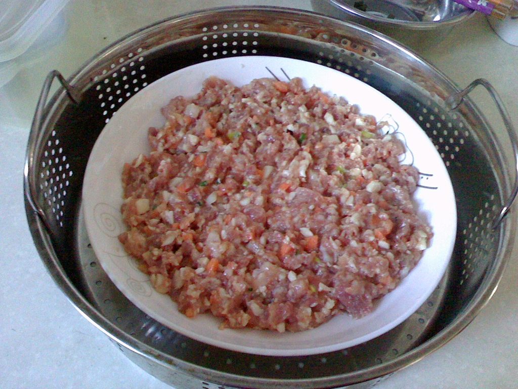 马蹄蒸肉饼步骤7