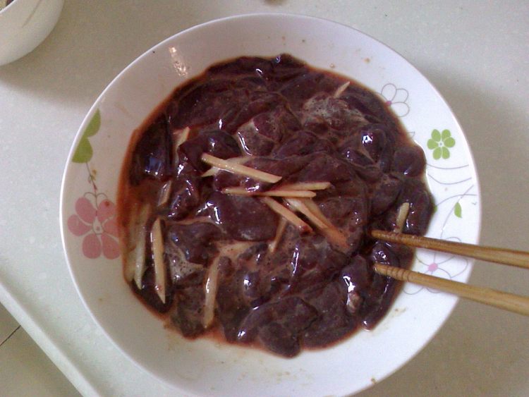 猪肝瘦肉粥步骤2