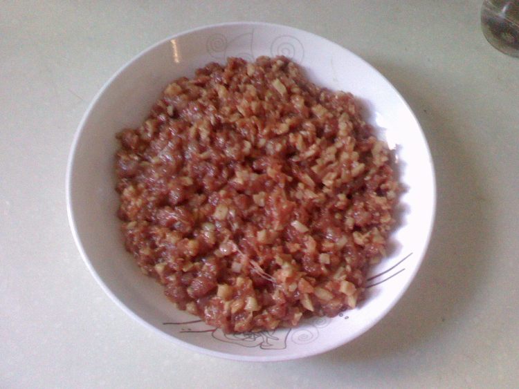 藕丁蒸肉饼步骤6