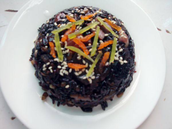 紫米八宝饭步骤12