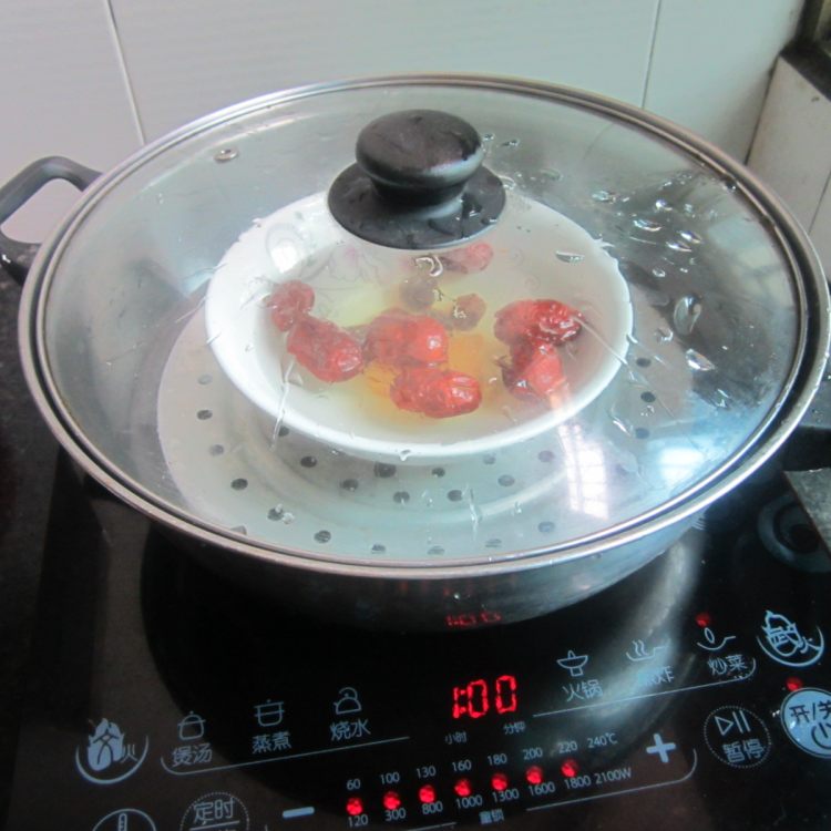 蒸红糖红枣桂圆步骤5