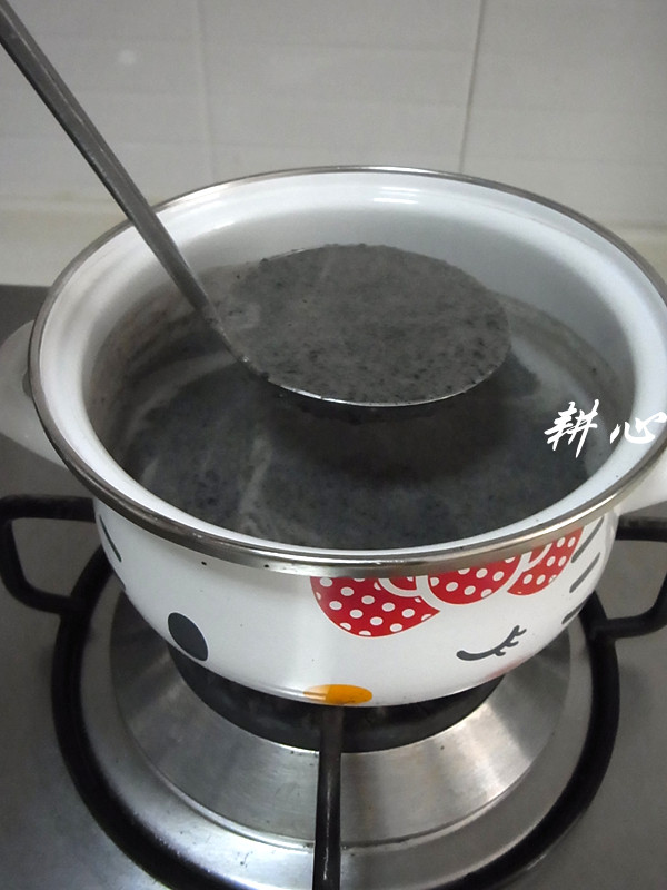 椰浆芝麻糊步骤6