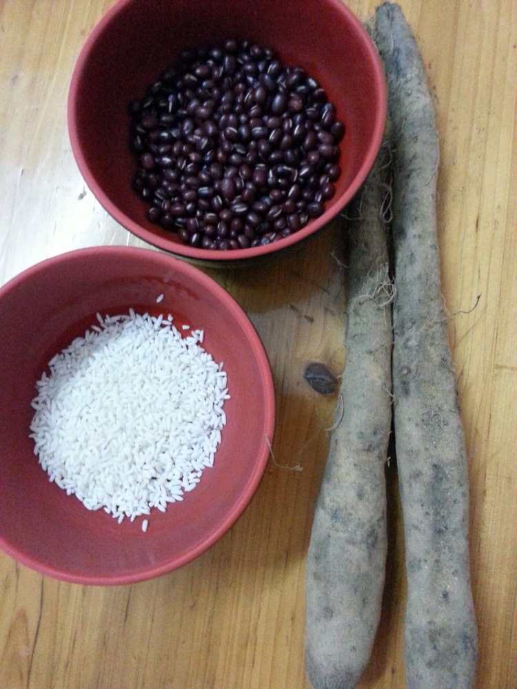 红豆山药羹步骤1