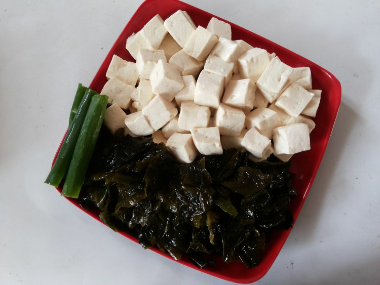 豆腐海芥菜步骤1
