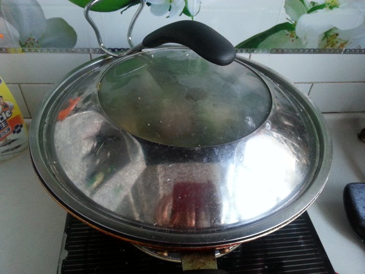 腊鱼烧茄子步骤12