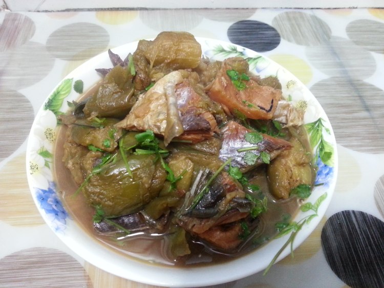 腊鱼烧茄子步骤14