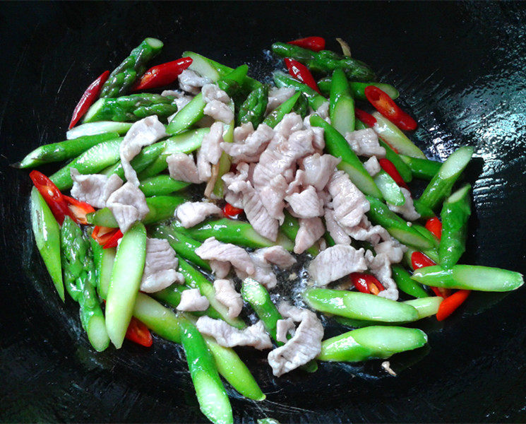 芦笋肉片步骤9