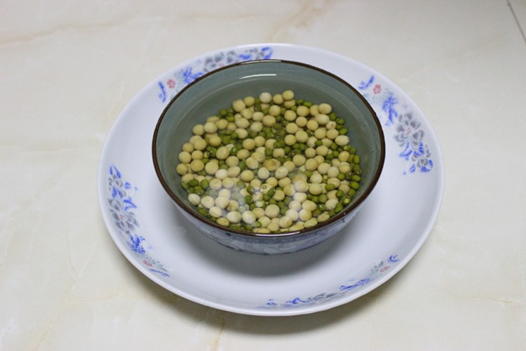 绿豆豆浆步骤2