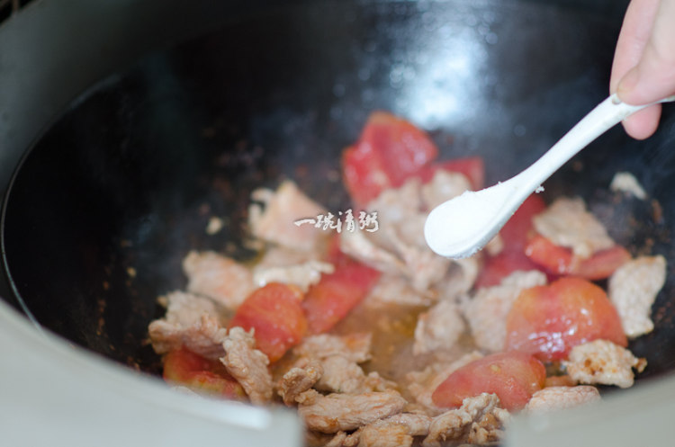 番茄肉片步骤11
