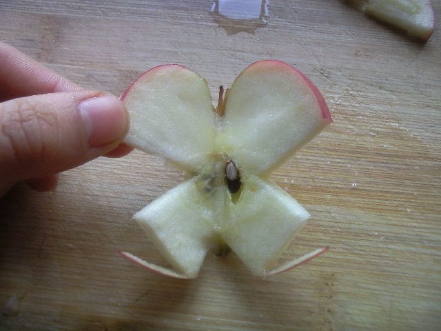 苹果蝴蝶步骤10