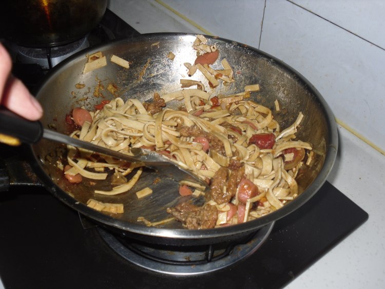 西红柿豆腐皮步骤15
