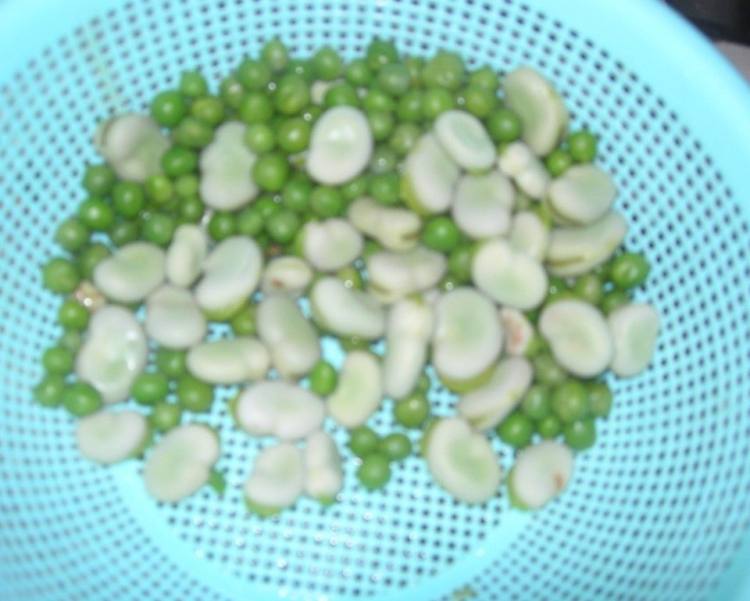 双椒炒双豆步骤2