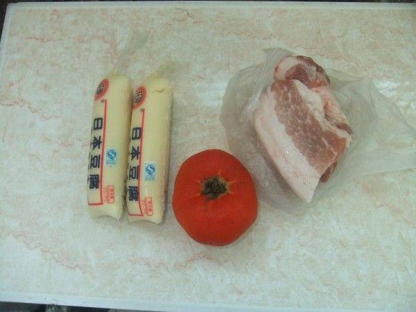 肉末日本豆腐步骤1
