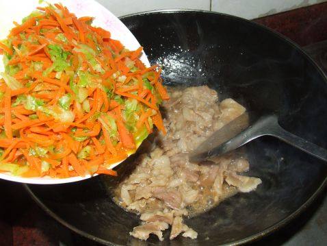 杂蔬肉片步骤13