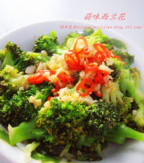 蒜味西兰花步骤5