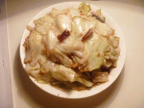 手撕圆白菜步骤5