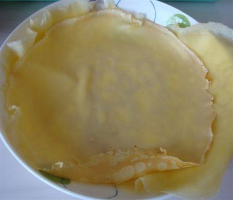 奶油果肉蛋卷步骤5
