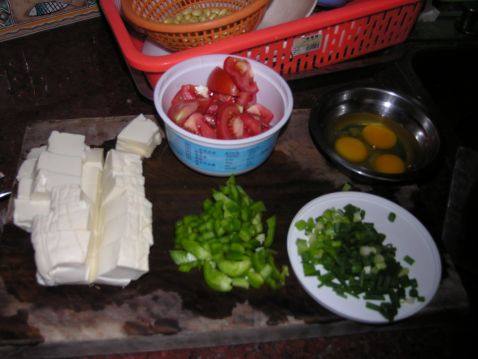 豆腐番茄蛋步骤1