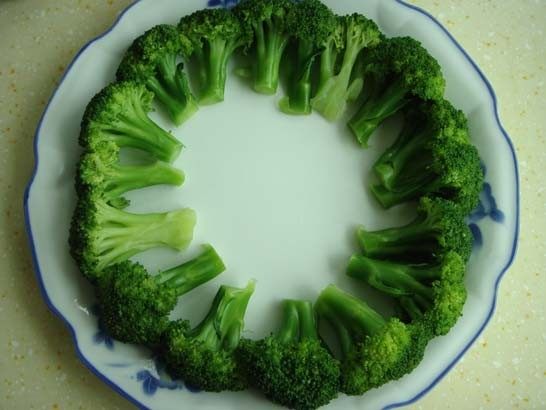 蚝油杏鲍菇扒西兰花步骤2