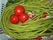 蒜香番茄浇豇豆步骤1