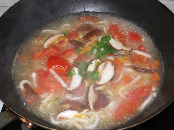 时蔬汤乌冬步骤5